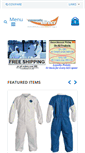 Mobile Screenshot of coverallsdirect.net